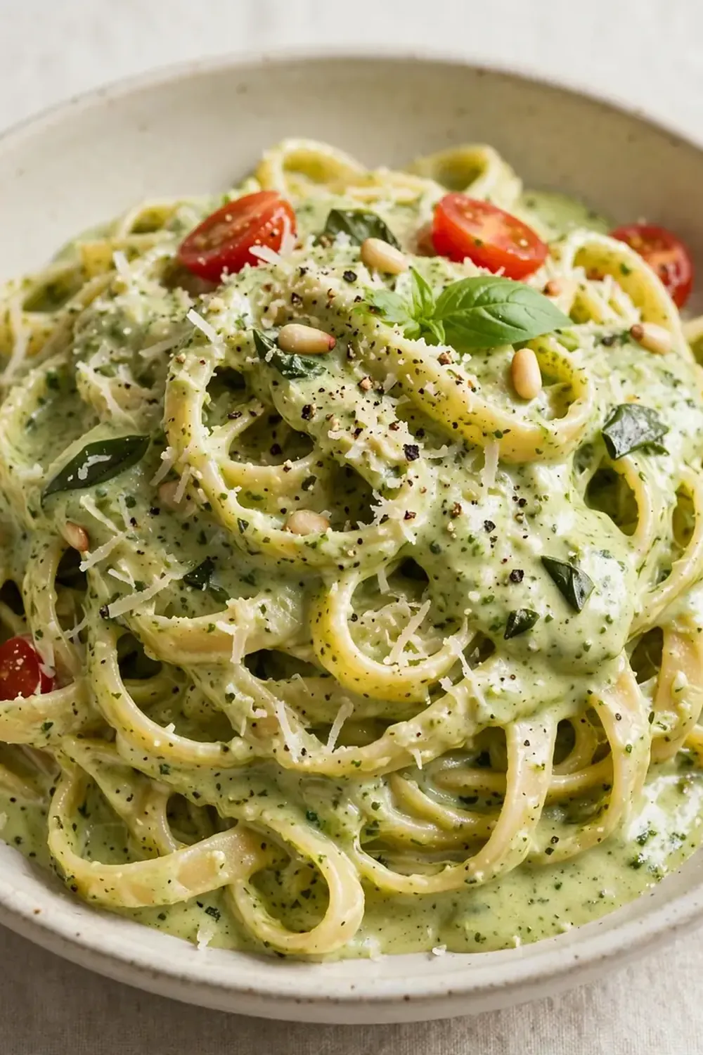 20-Minute Creamy Pesto Pasta