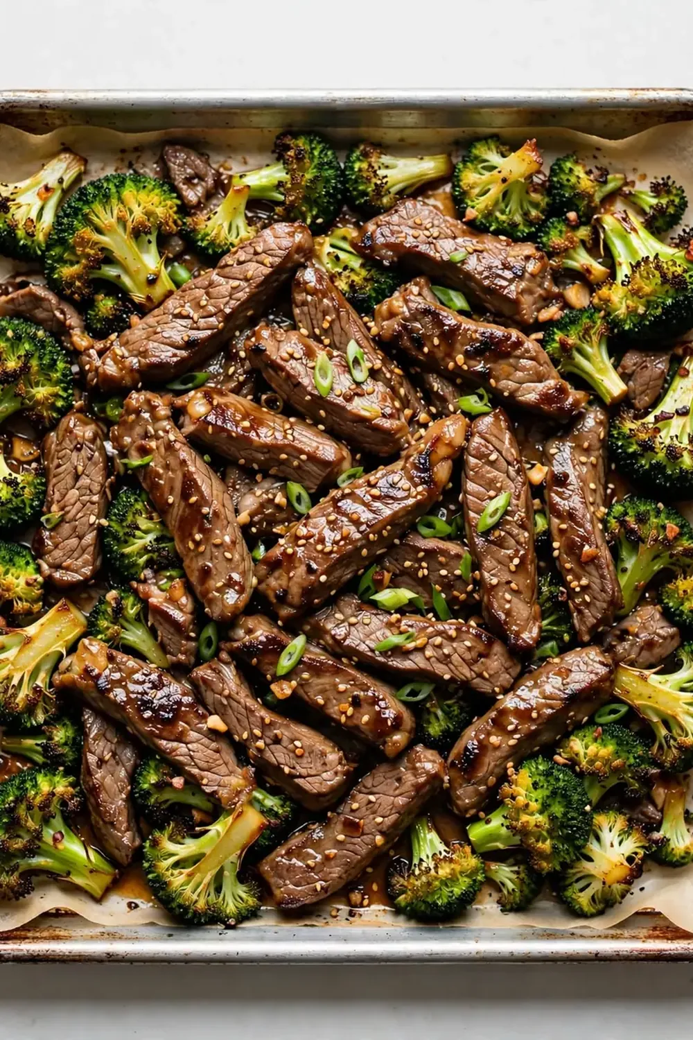 Sheet Pan Beef and Broccoli