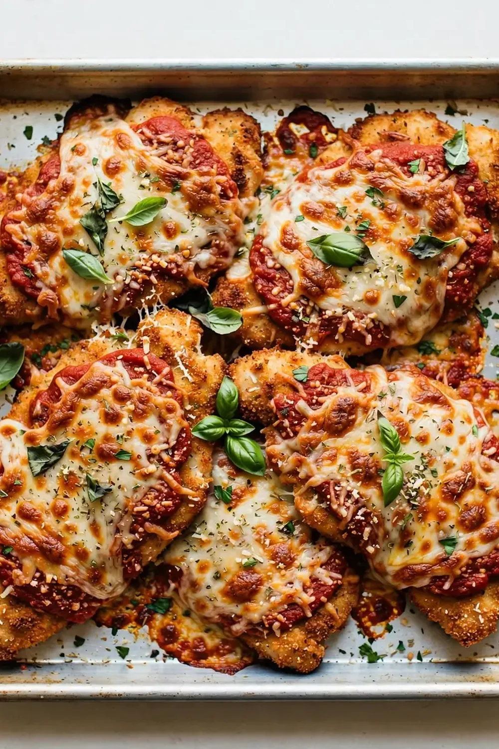 Sheet Pan Chicken Parmesan