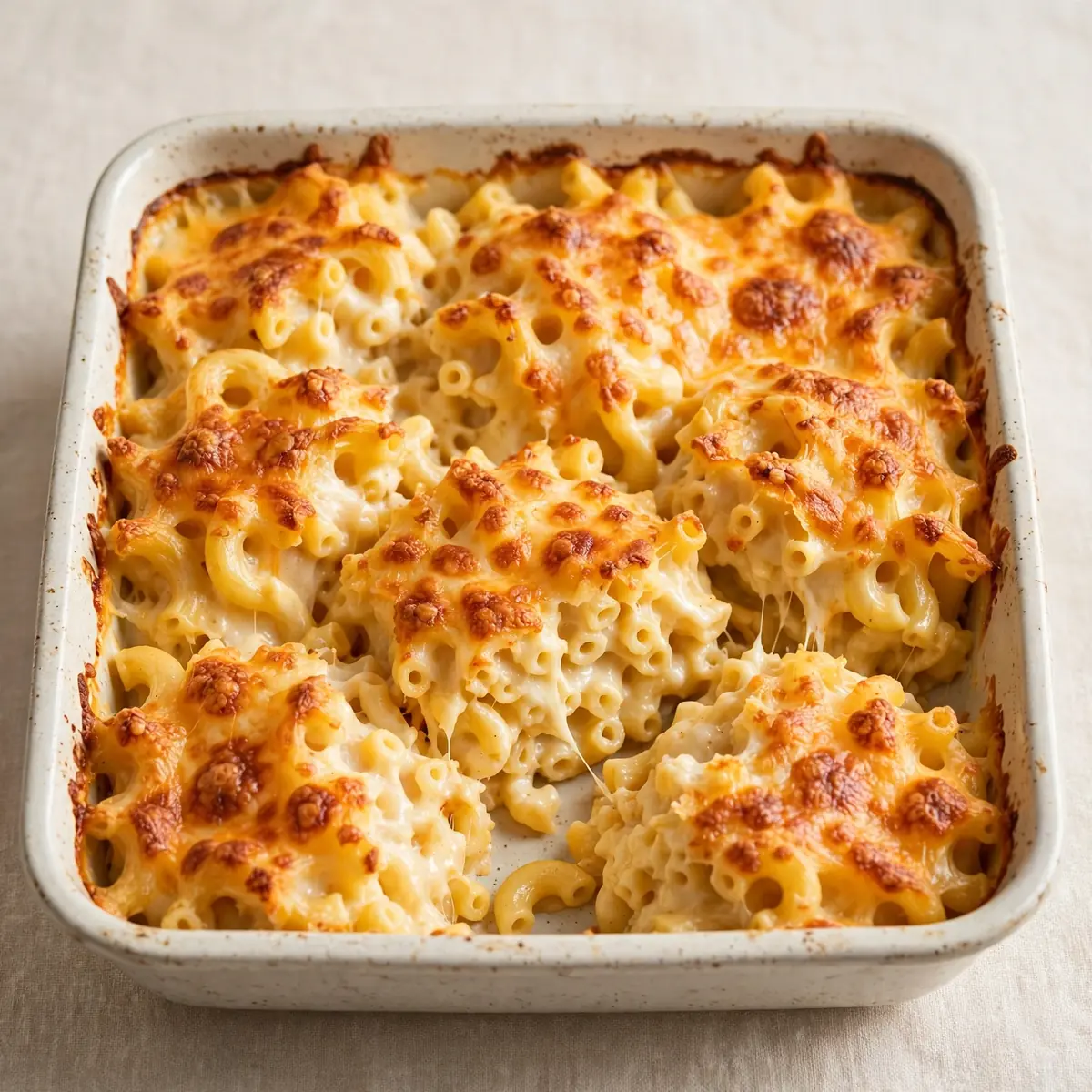 Budget Batch Baked Mac and Cheese für Meal Prep