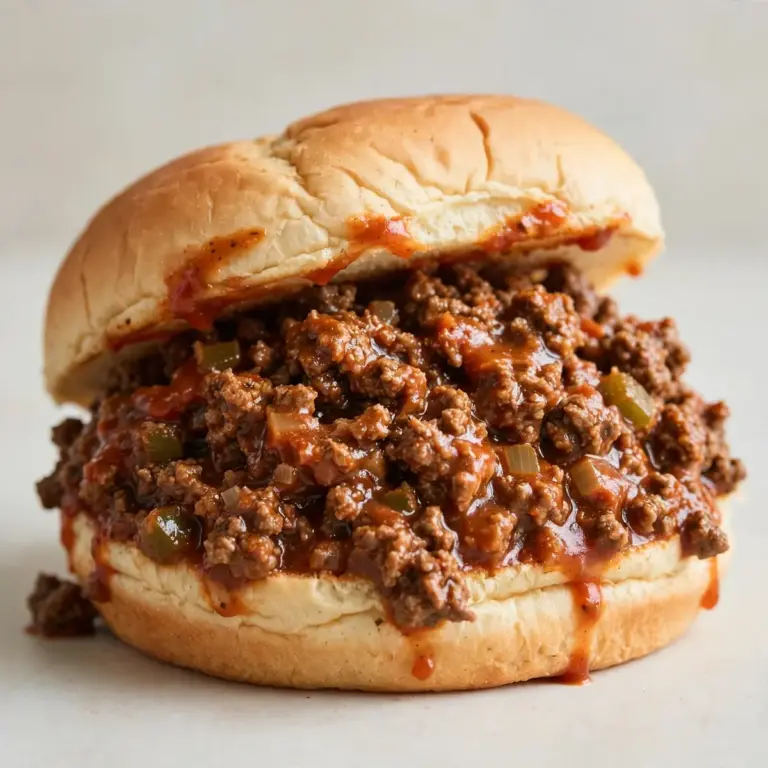 Budget Batch Sloppy Joes mit Hackfleisch zum Vorkochen