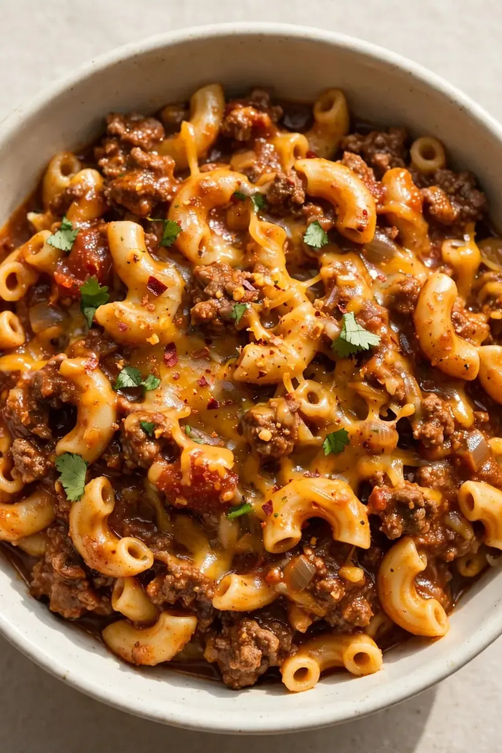 Quick Beef Chili Mac