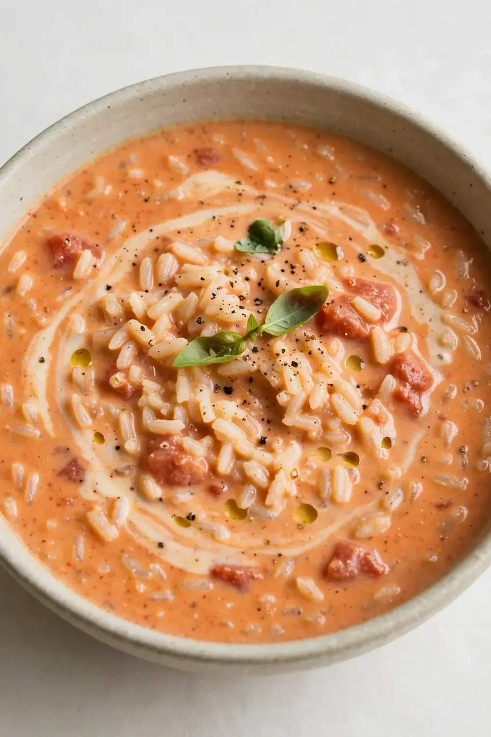 Creamy Tomato Rice Soup