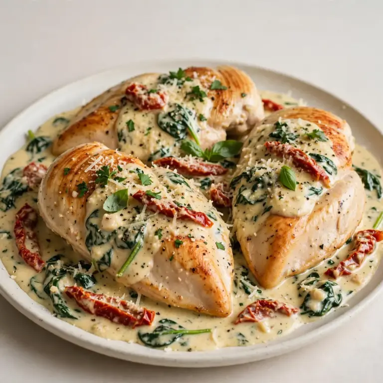 Budget Cremige Toskana Hähnchenbrust Für Meal Prep
