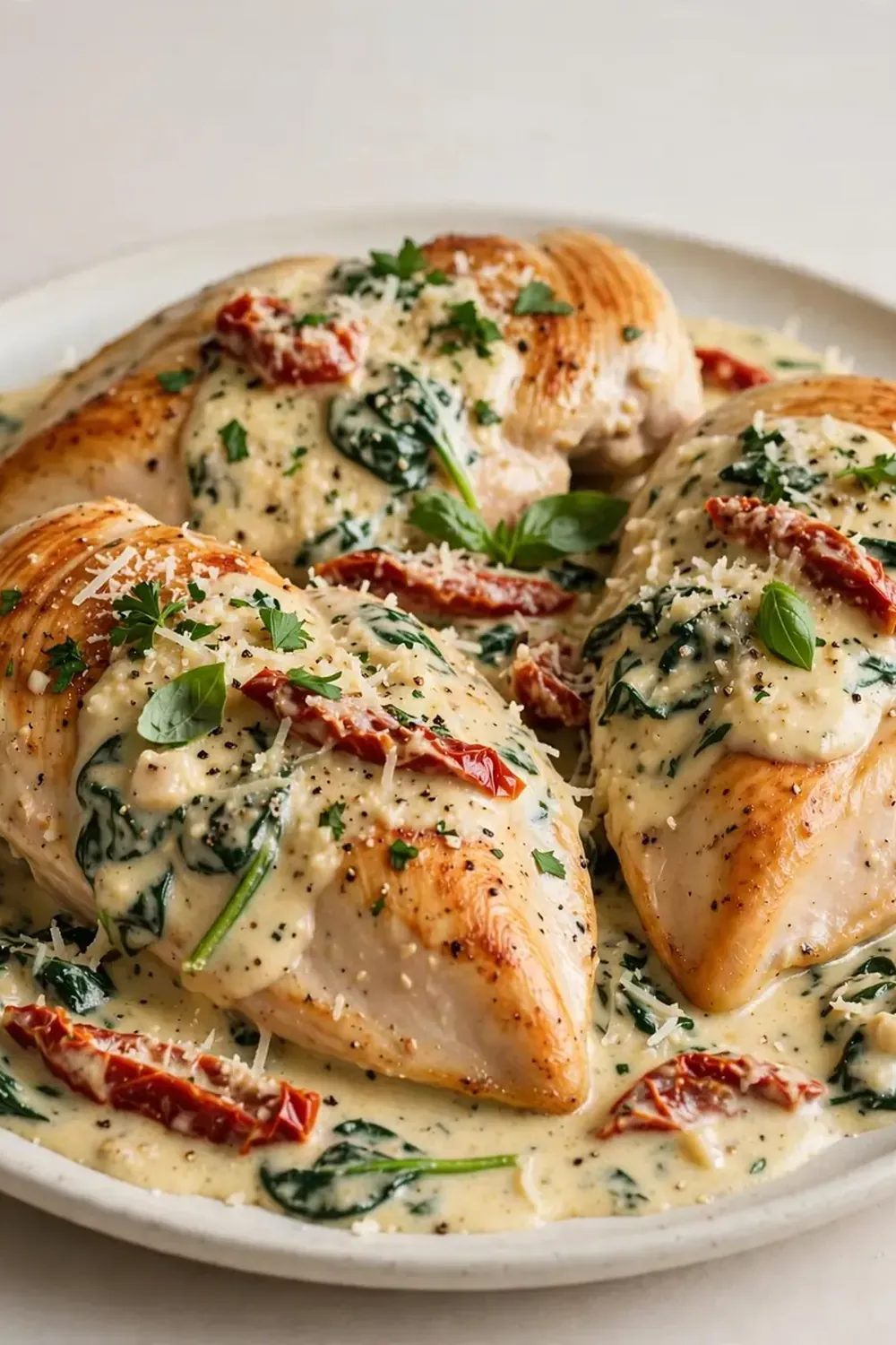 Creamy Tuscan Chicken Breasts