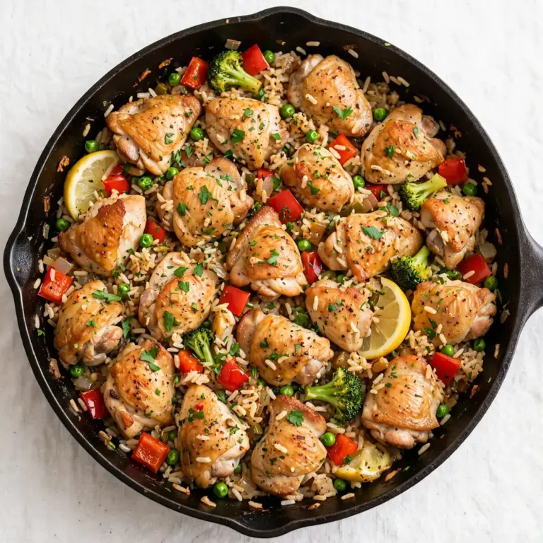 Budget Meal Prep: 20-Minuten Chicken & Rice Skillet