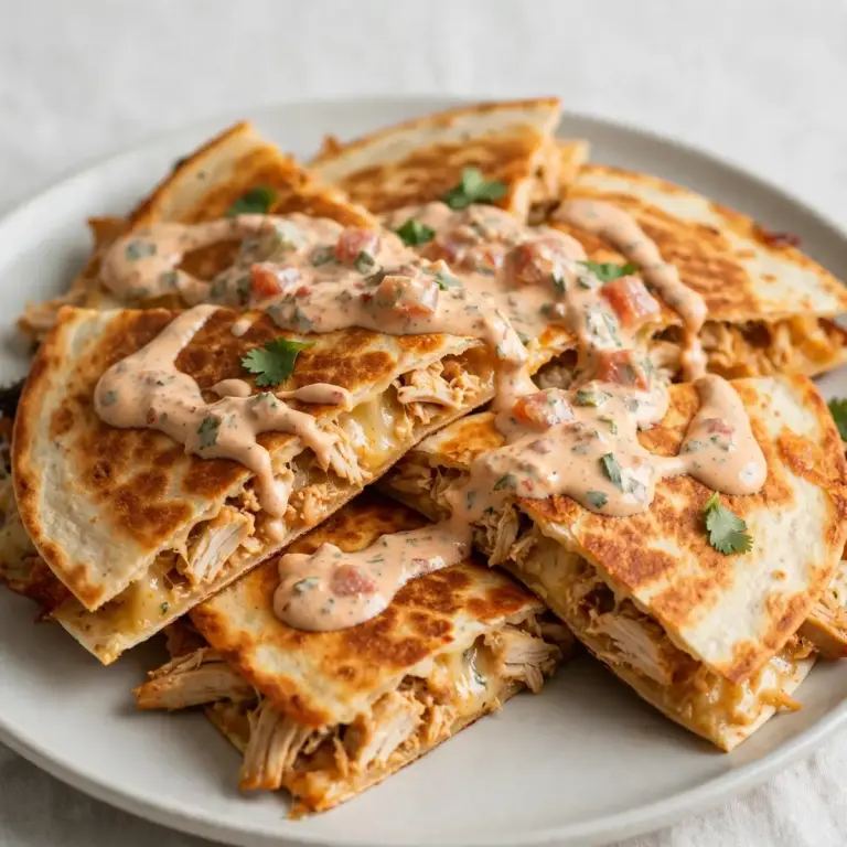 Budget Meal Prep: Einfache Chicken Quesadillas mit Salsa Crema