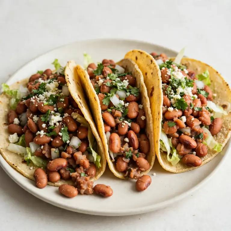 Budget Meal Prep: Günstige Pinto Bean Tacos für die Woche