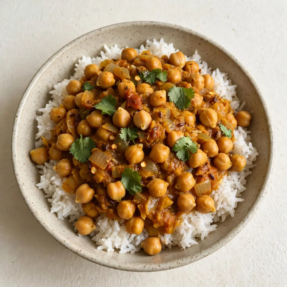 Budget Meal Prep: Günstiges Kichererbsen-Curry mit Reis