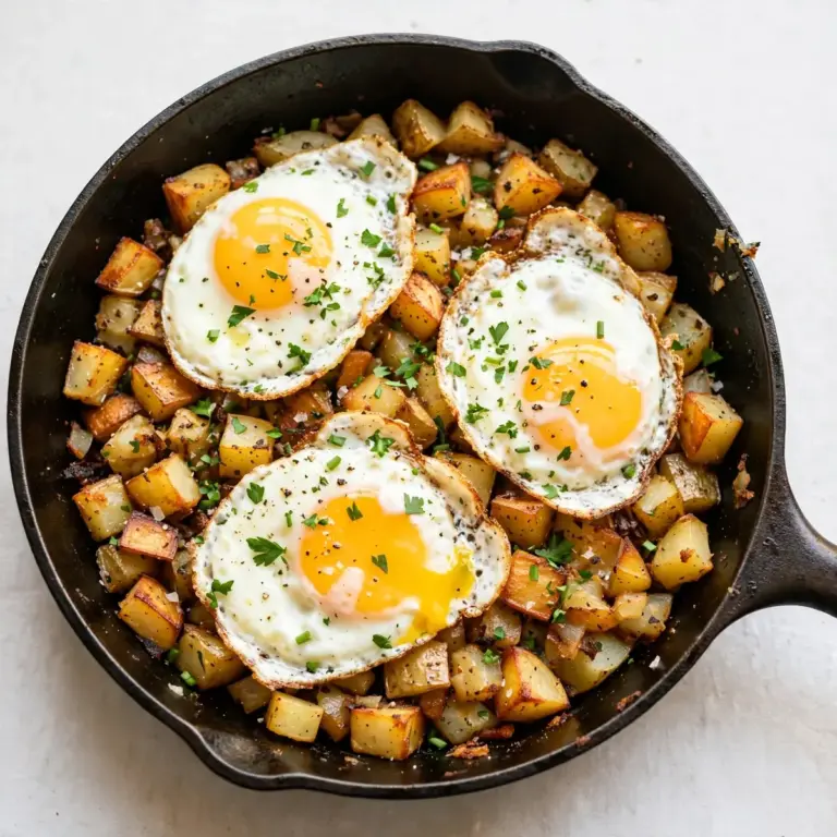 Budget Meal Prep: Knusprige Kartoffel-Eier-Pfanne