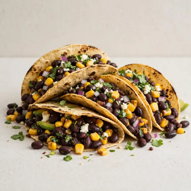 Budget Meal Prep: Schwarze Bohnen-Mais Tacos für 1€