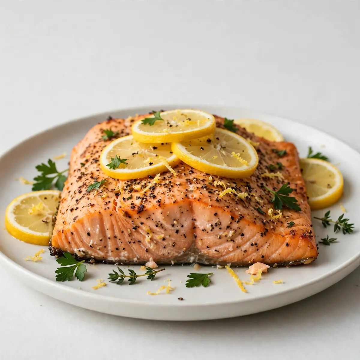 Budget Meal Prep: Zitronen-Pfeffer Lachs aus dem Ofen