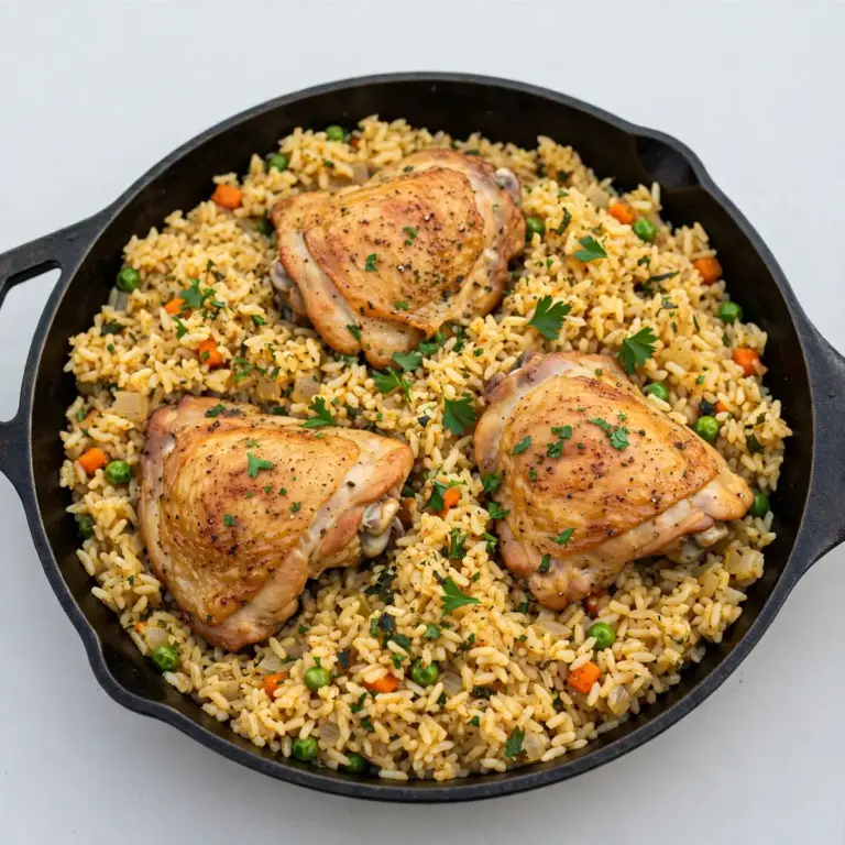 Budget One-Pot Chicken and Rice: Günstig & Meal-Prep-freundlich