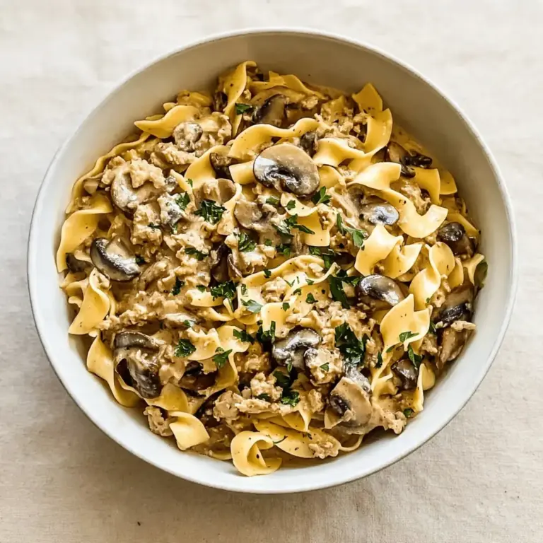 Budget Turkey Stroganoff Meal Prep für 2 Euro pro Portion