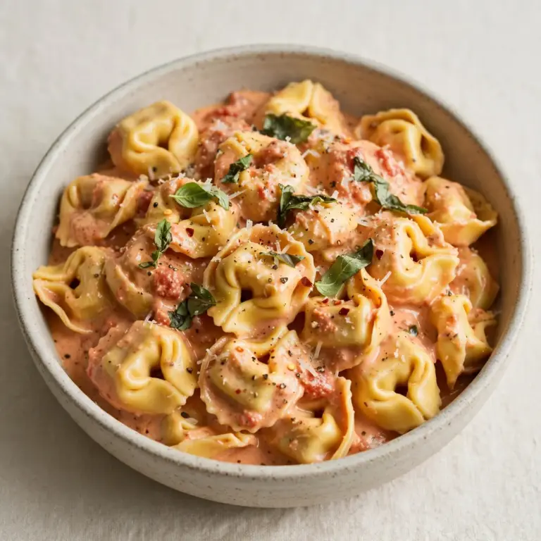 Cremige Tomaten-Tortellini: 5 Mahlzeiten für 2 Euro pro Portion