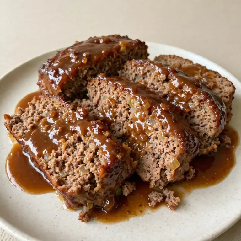 Der Klassiker: Amerikanischer Hackbraten mit Brauner-Zucker-Glasur