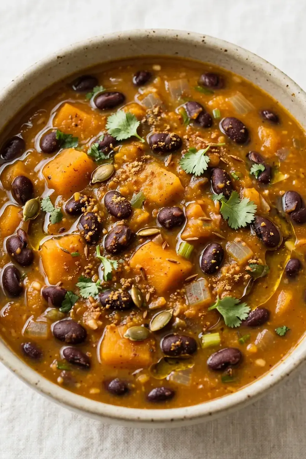 easy pumpkin black bean soup