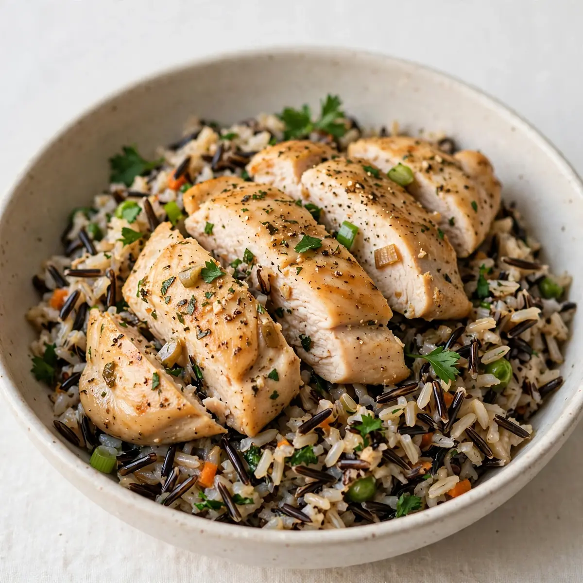 Gesundes Chicken mit Wildreis: Schnelles Familienessen