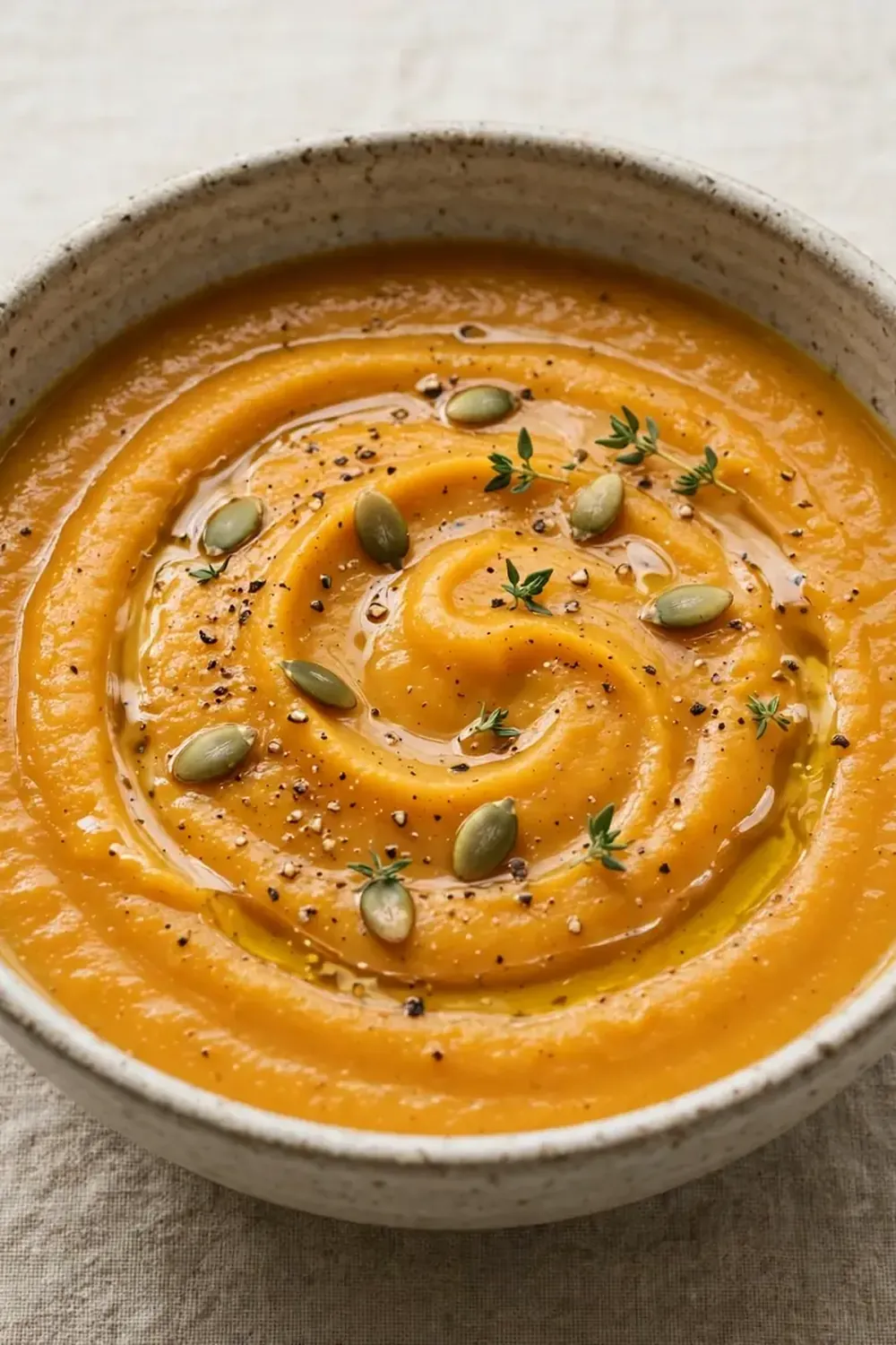 simple roasted butternut squash soup