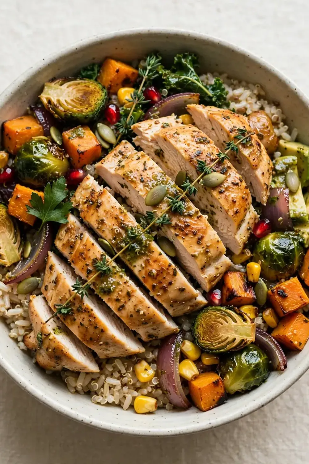 quick harvest chicken bowl