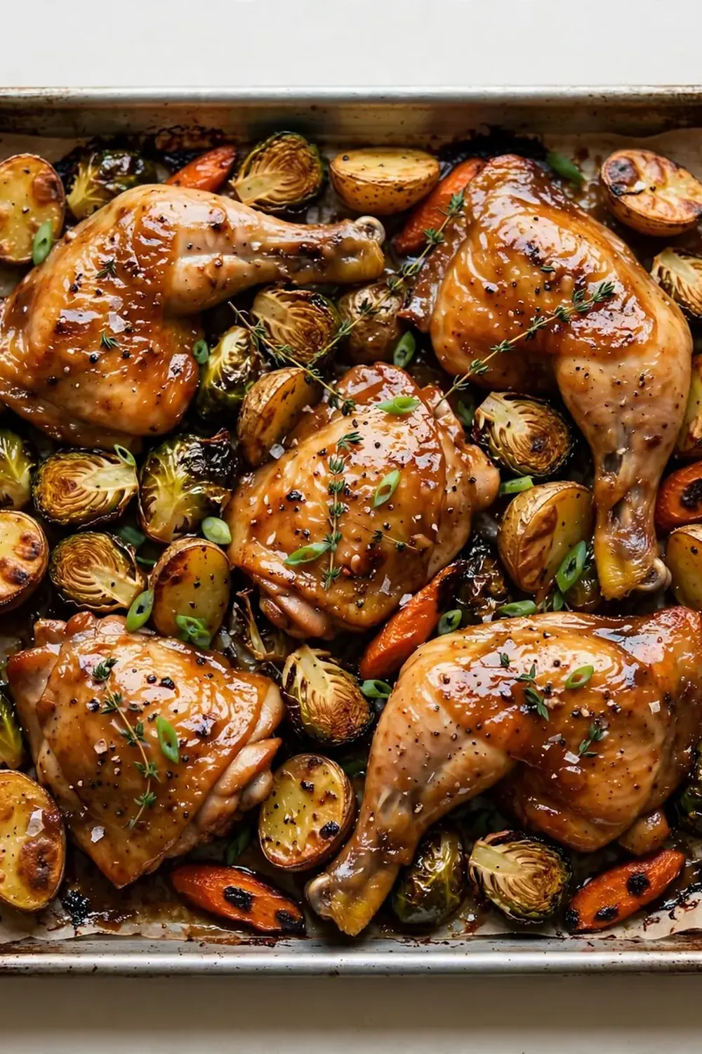 sheet pan maple dijon chicken